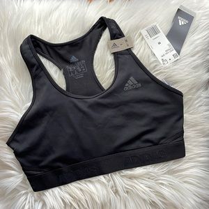 NEW Black Adidas Racerback Climacool Sports Bra